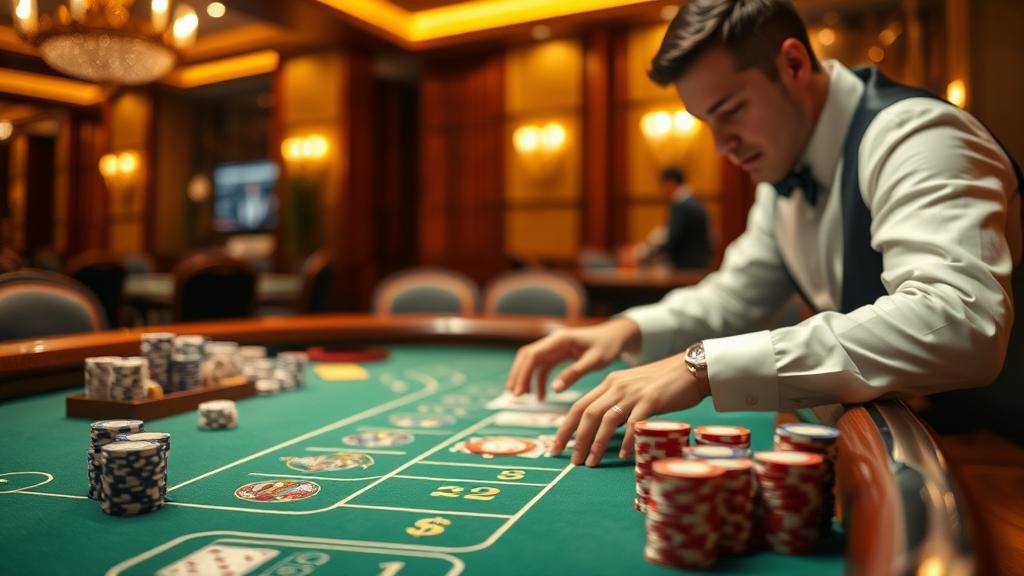 หน้าจอเกมบาคาร่าสดจากค่าย EBet