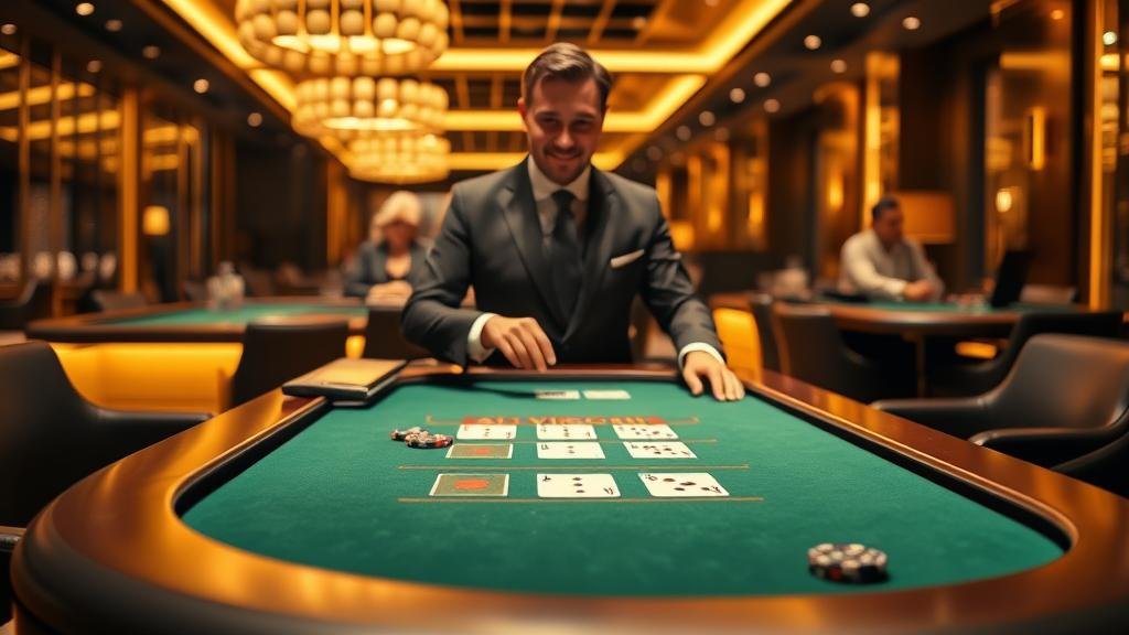 โต๊ะบาคาร่า AllBet หรูหรา