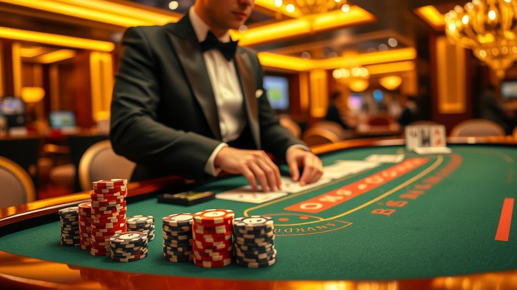 การอ่านเค้าไพ่บาคาร่าบนแท็บเล็ต