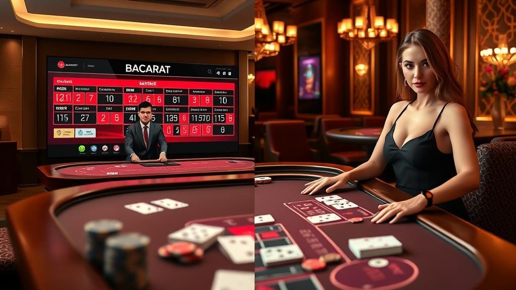 สตรีมเมอร์บาคาร่ากำลังเล่นสด