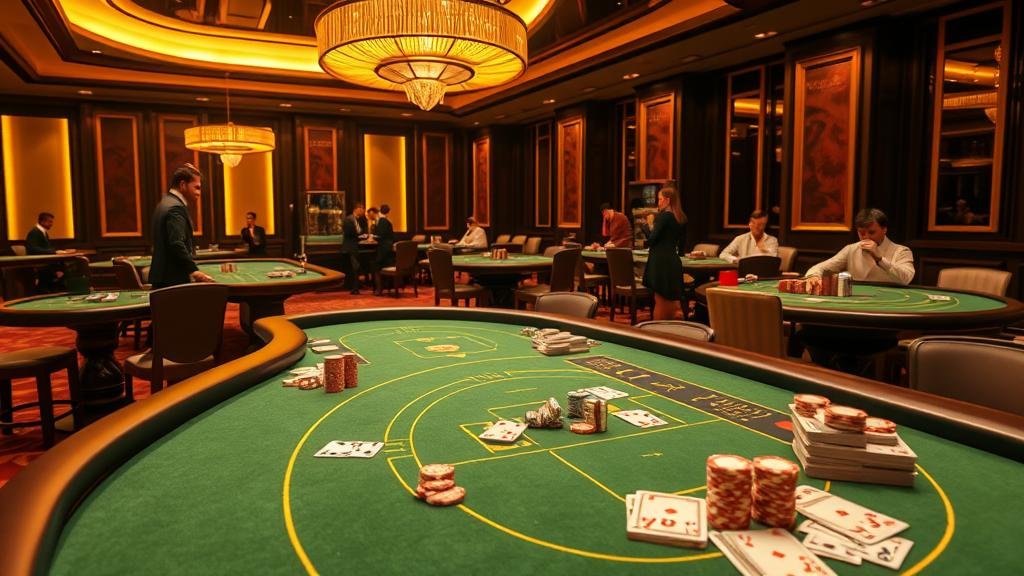 นักพนันมืออาชีพกำลังวางเดิมพัน