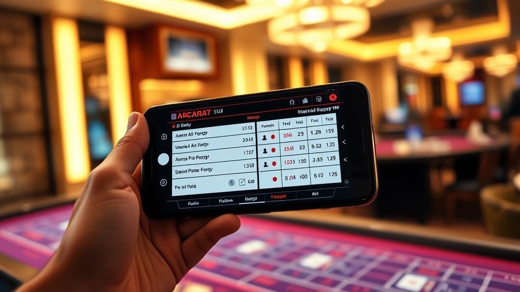 นักพนันมืออาชีพกำลังวิเคราะห์เกมบาคาร่า