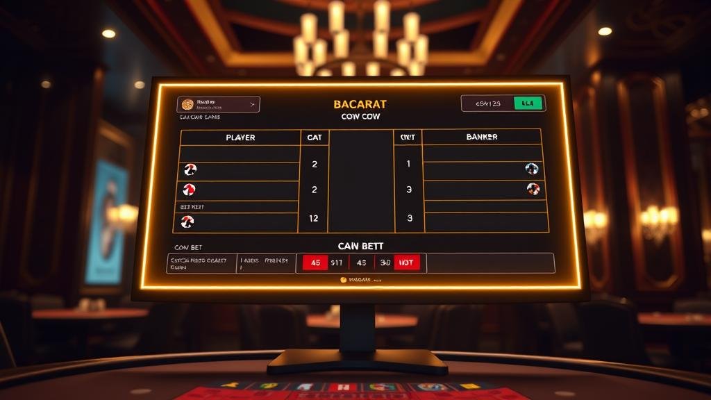 ตารางเปรียบเทียบเทคนิคการเดินเงินบาคาร่า