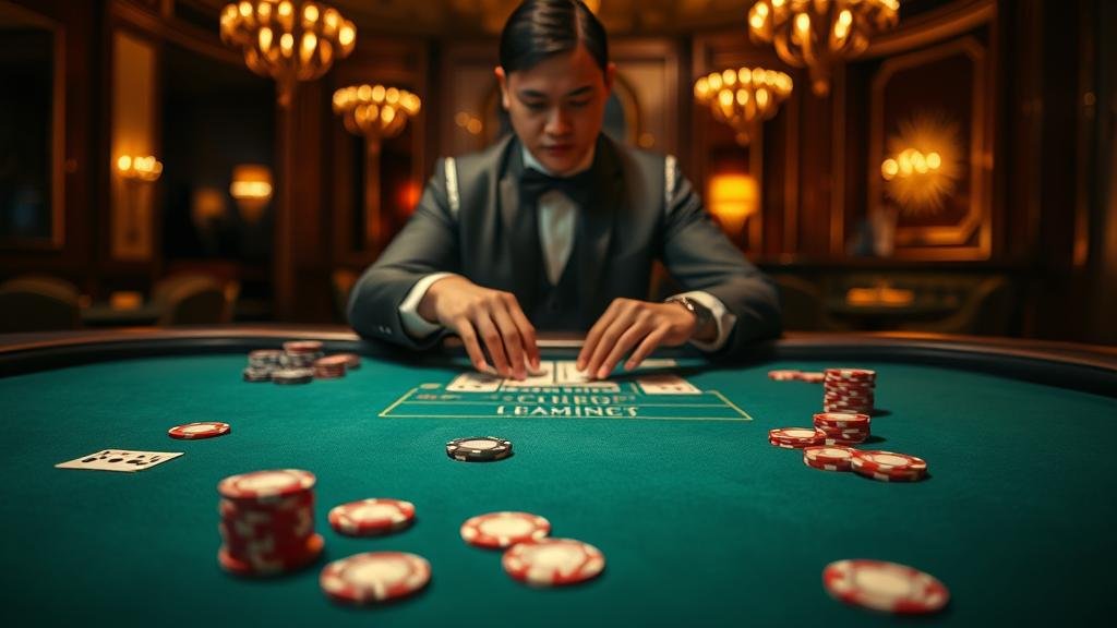 หน้าจอเดสก์ท็อปแสดงการวิเคราะห์เค้าไพ่บาคาร่า Evolution