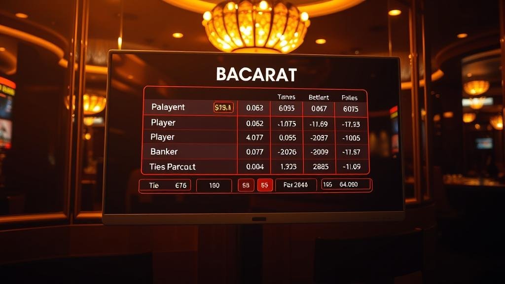 กราฟแสดงสูตรเดินเงินบาคาร่าต่างๆ