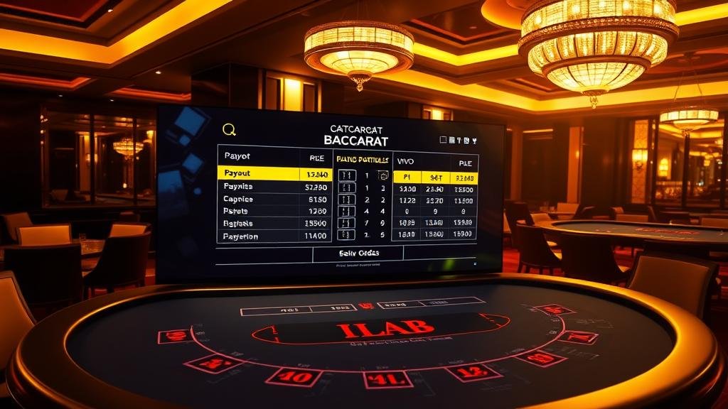 ภาพแสดงรูปแบบไพ่บาคาร่า สลับยาว และ มังกร