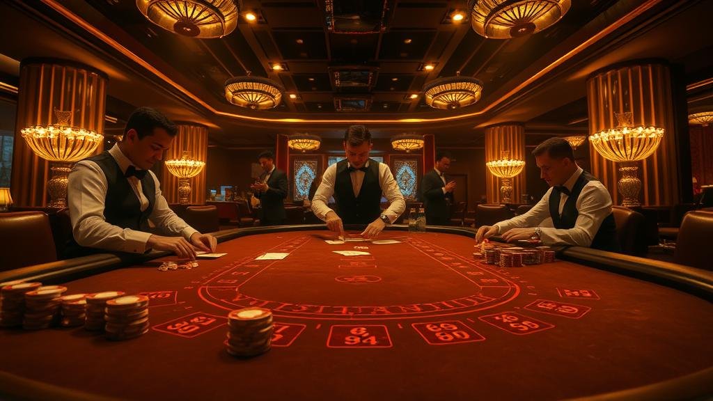 หน้าจอวางเดิมพันบาคาร่า