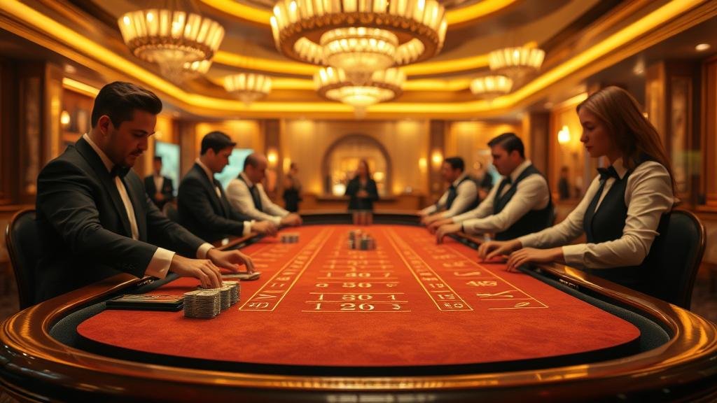 หน้าจอเกมบาคาร่าจากหลายค่าย