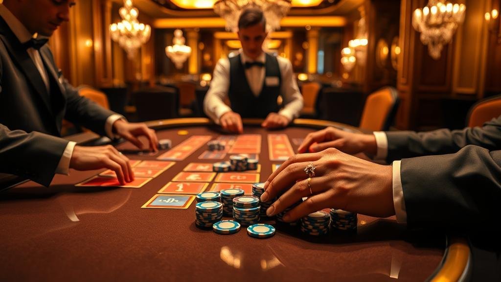 การวางชิปเดิมพันบาคาร่าอย่างมีกลยุทธ์