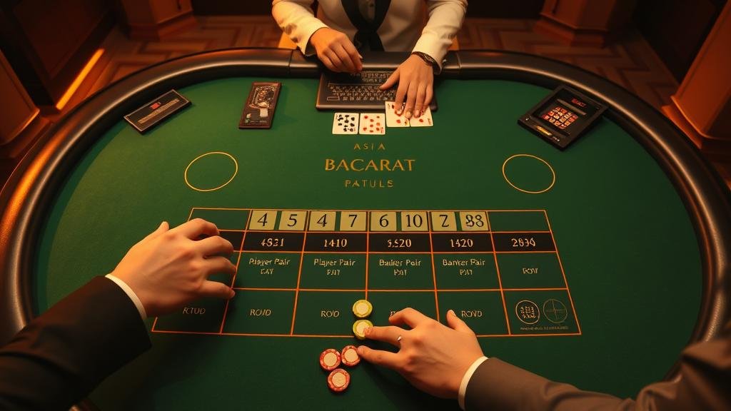 หน้าจอเกมบาคาร่าสดจากค่าย SA Gaming