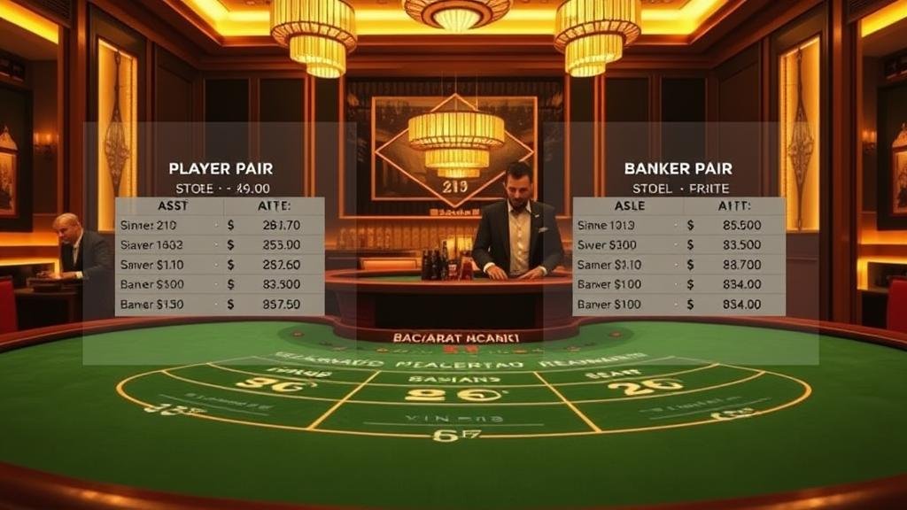 เปรียบเทียบรูปแบบห้องบาคาร่าและอัตราจ่าย