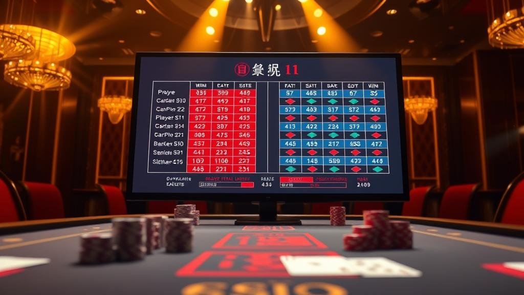 ตารางเค้าไพ่บาคาร่า ลูกปัด