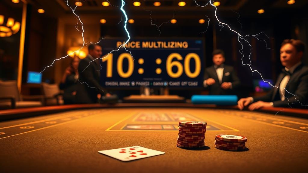 แผนภาพกลยุทธ์การเดินเงินแบบฟีโบนัชชีสำหรับบาคาร่า