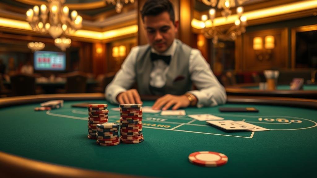 ภาพแสดงเค้าไพ่บาคาร่า ถนนใหญ่