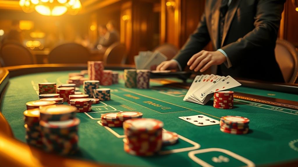 โลโก้และหน้าจอเกมบาคาร่าจากค่ายดัง