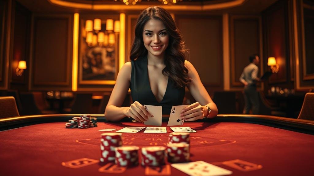 หน้าจอเกมบาคาร่า LuckyStreak ที่ใช้งานง่าย