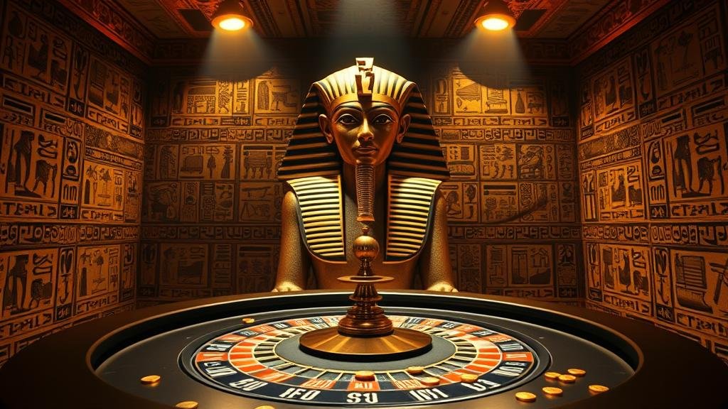 ผู้เล่นกำลังสนุกกับสล็อตออนไลน์ธีมอียิปต์