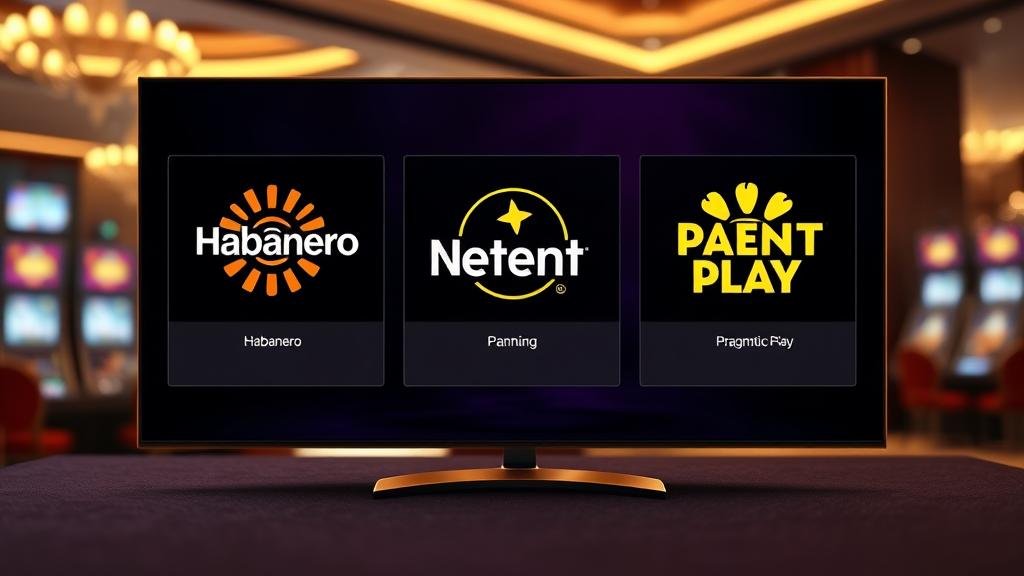 โลโก้ค่ายเกมสล็อตยอดนิยม