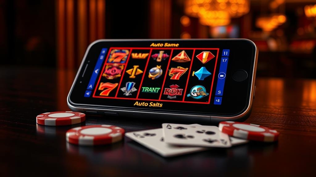 การตั้งค่าการหมุนอัตโนมัติบนสล็อตมือถือ