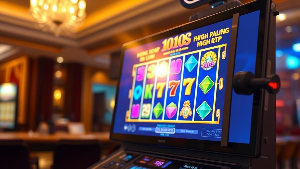 ปุ่มซื้อสปินบนหน้าจอเกมสล็อต