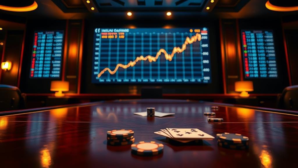 เครื่องออกรางวัลหวยฮานอย พร้อมตัวเลขและกราฟ