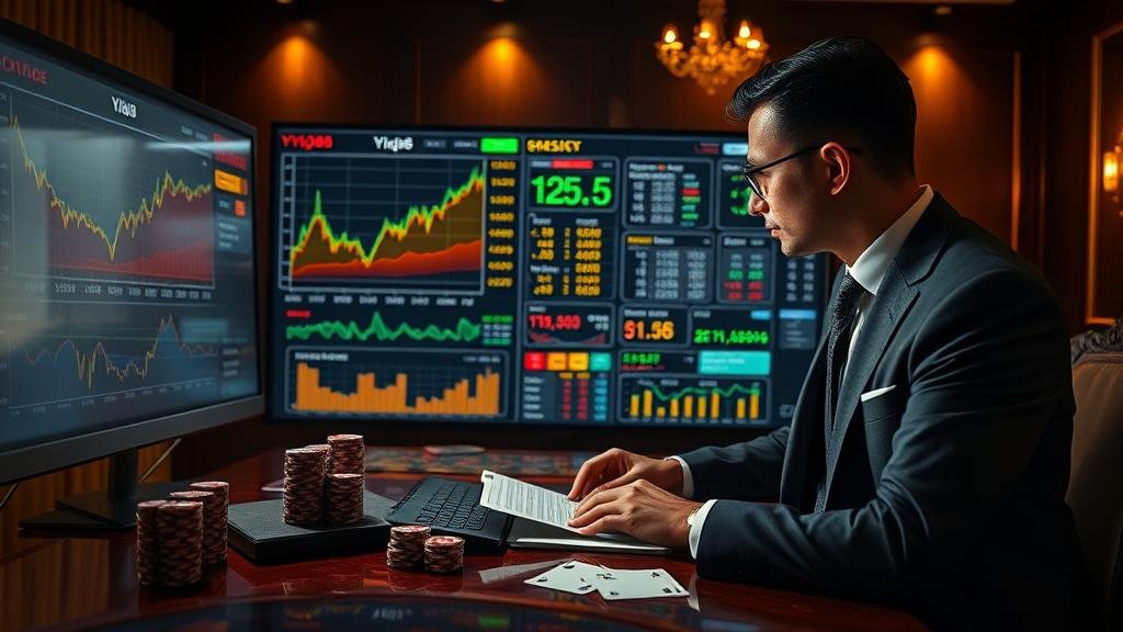 กราฟหุ้นและสลากกินแบ่ง