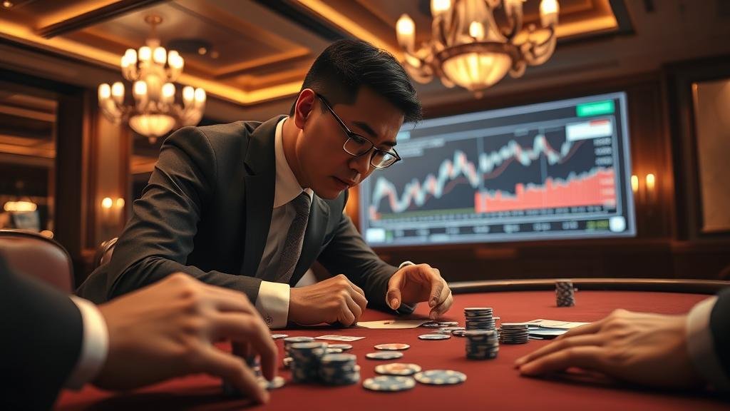 บรรยากาศการซื้อขายหุ้นในตลาดเอเชีย