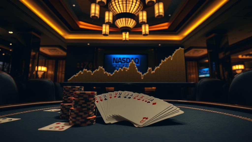 นักวิเคราะห์กำลังจับสัญญาณบนกราฟหุ้นนาสแด็ก