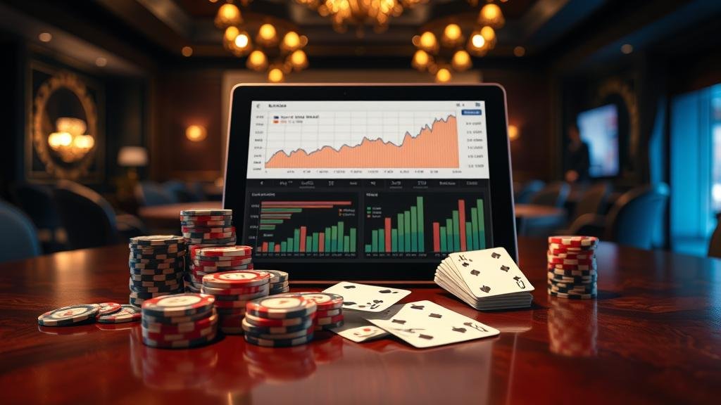 มือถือสลากกินแบ่งพร้อมตัวเลขนำโชคจากตลาดหุ้นทั่วโลก