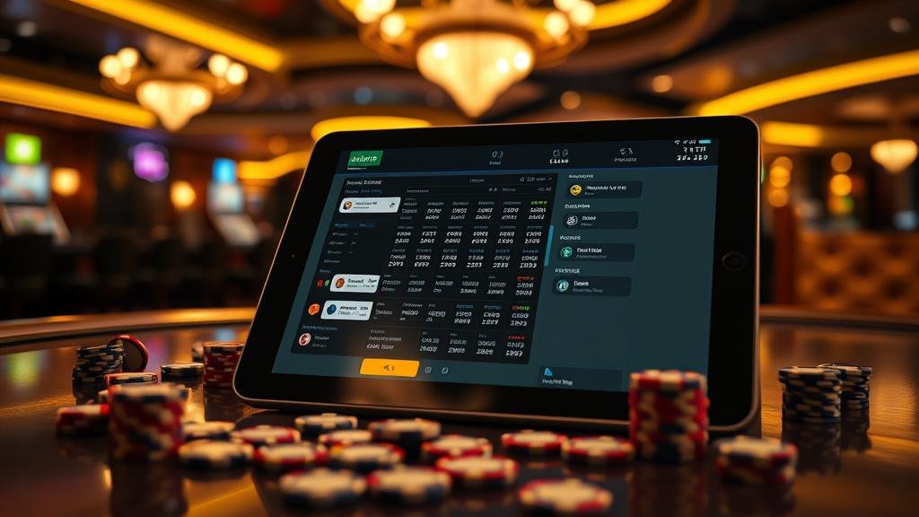 มือถือสลากกินแบ่งพร้อมตัวเลขสว่างไสว