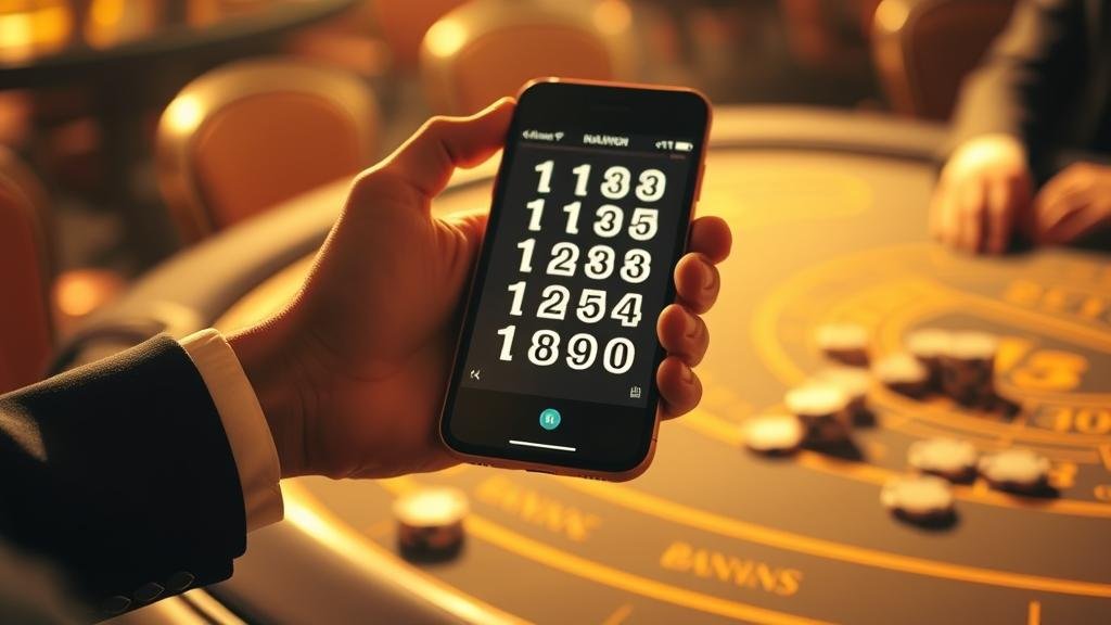 ตัวเลขสถิติหวยลาวบนหน้าจอ