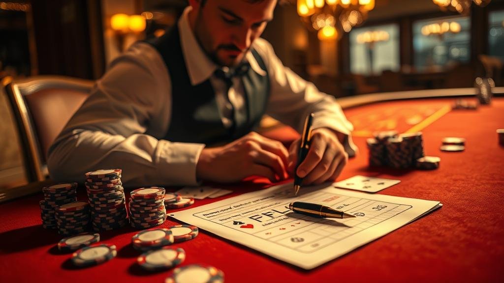 อินโฟกราฟิกเปรียบเทียบกลยุทธ์เดินเงินบาคาร่า