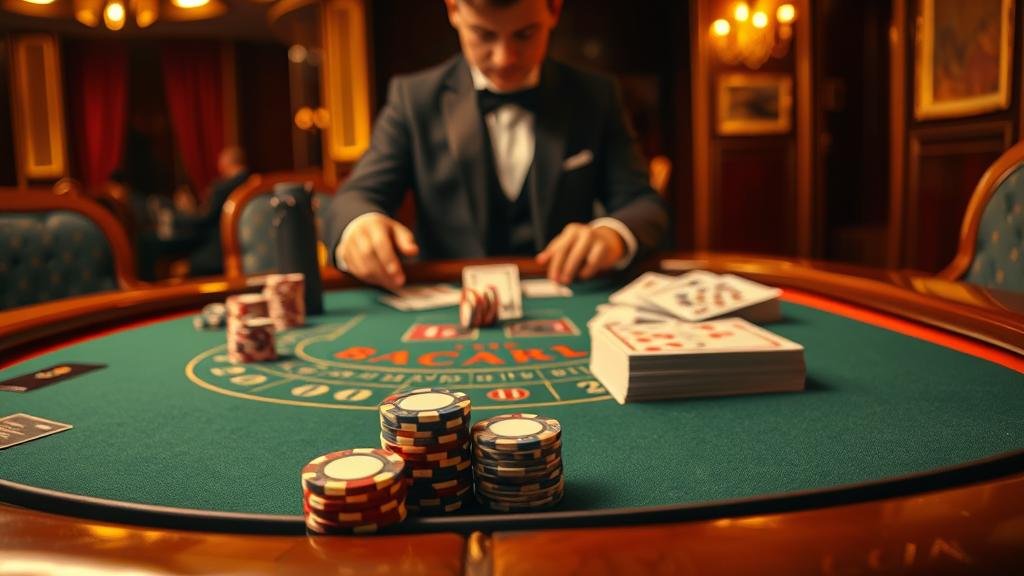 หน้าจอแสดงเค้าไพ่บาคาร่ารูปแบบต่างๆ บนมือถือ