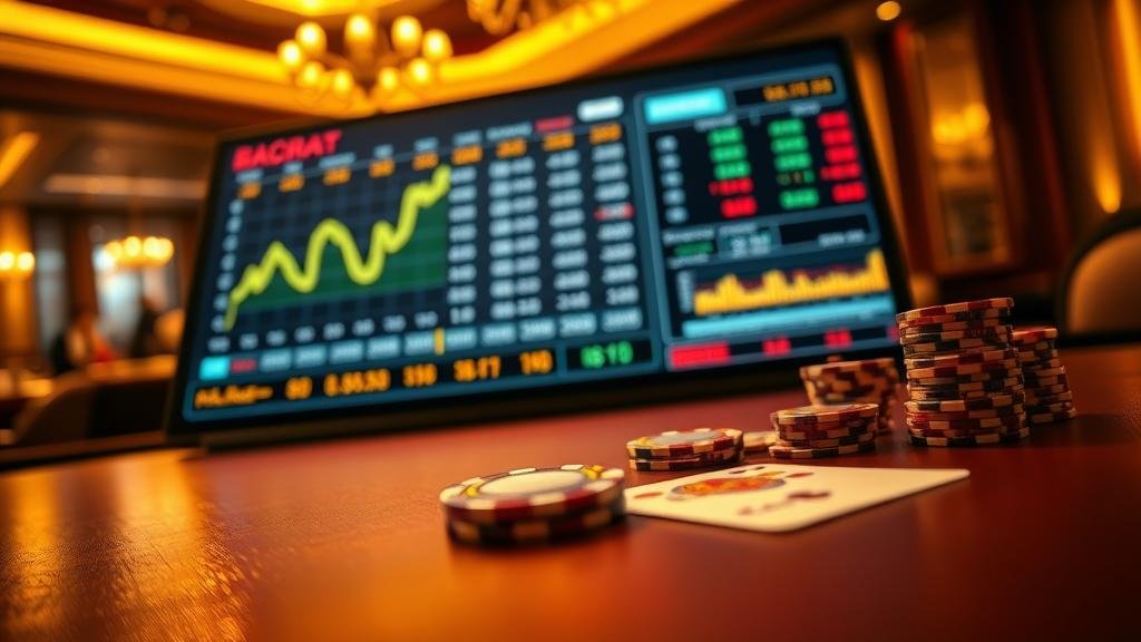 อินโฟกราฟิกแสดงเค้าไพ่ปิงปองในบาคาร่า