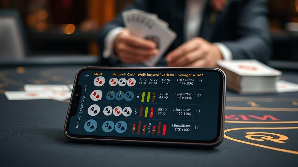 การเชื่อมต่อระหว่างการเล่นบาคาร่าสดและวิเคราะห์บน Android