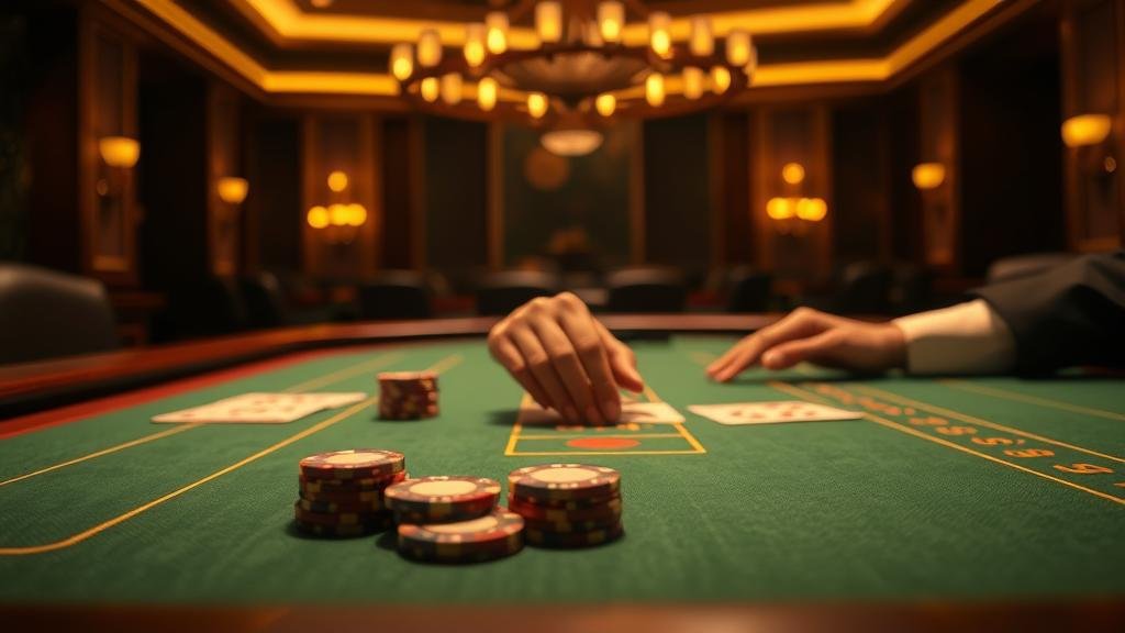 ดีลเลอร์สาวสวยในเกมบาคาร่า AE