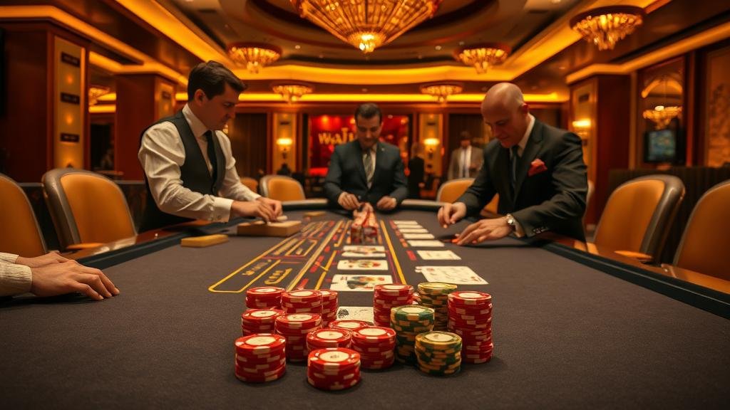 ภาพกราฟิกแสดงความสำเร็จในการเล่นบาคาร่า