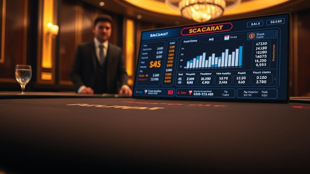 อินโฟกราฟิกแสดงรูปแบบประวัติไพ่บาคาร่า