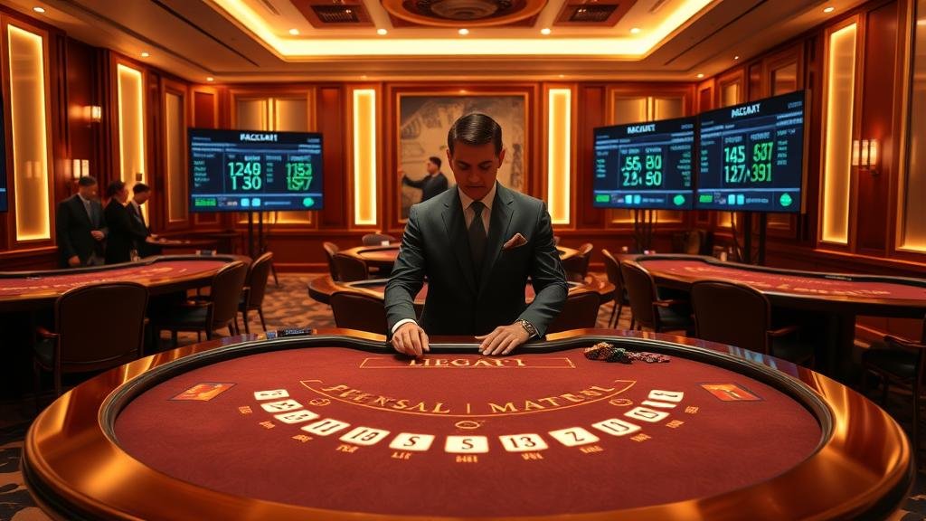 ภาพสัญลักษณ์ความสำเร็จในการเล่นบาคาร่า