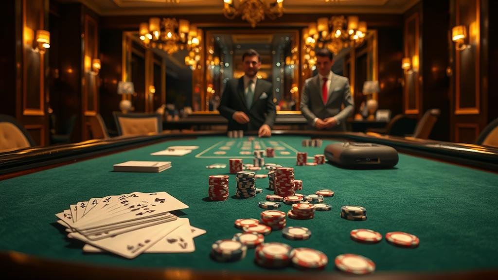 หน้าจอแสดงสถิติและประวัติการออกไพ่บาคาร่า