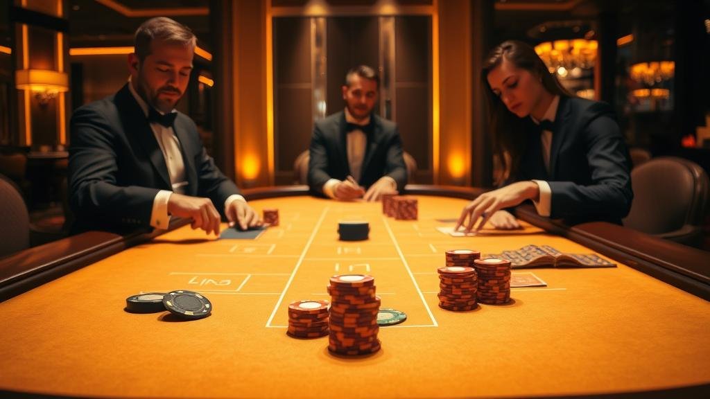 แผนภาพกลยุทธ์การเล่นบาคาร่า