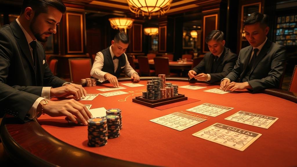 หน้าจอเกมบาคาร่า แสดงค่าคอมมิชชั่นและโบนัส