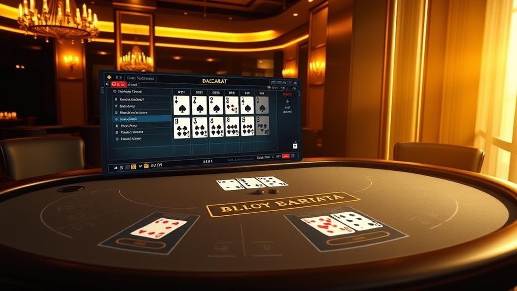 รวมหน้าจอเกมบาคาร่าจากค่ายต่างๆ