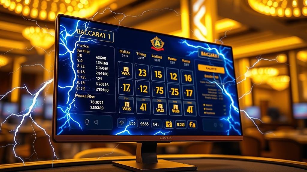 มือของผู้เล่นกำลังถือไพ่บาคาร่าบนโต๊ะคาสิโน