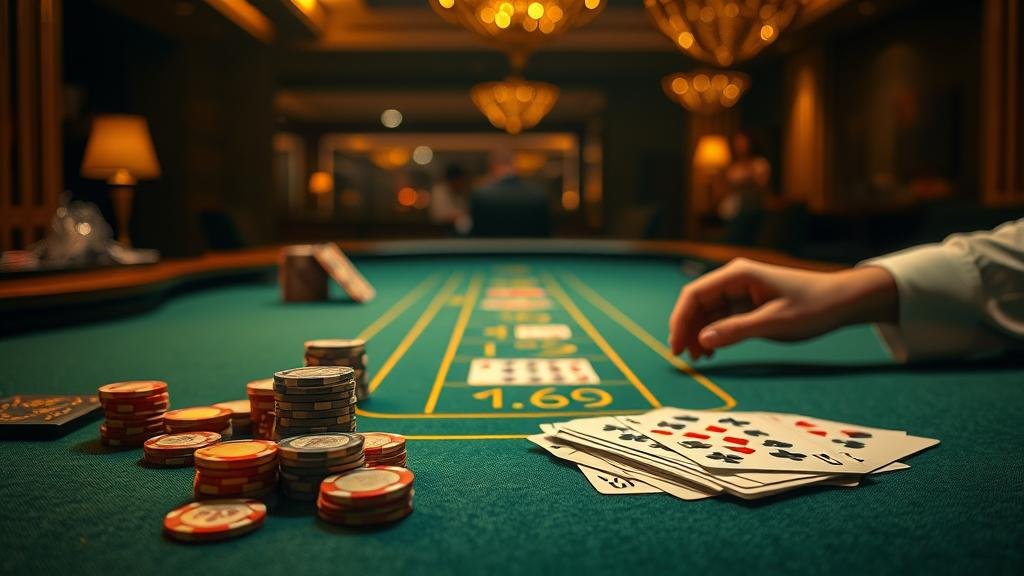 ภาพประกอบกลยุทธ์เดินเงินบันไดเงินบาคาร่า