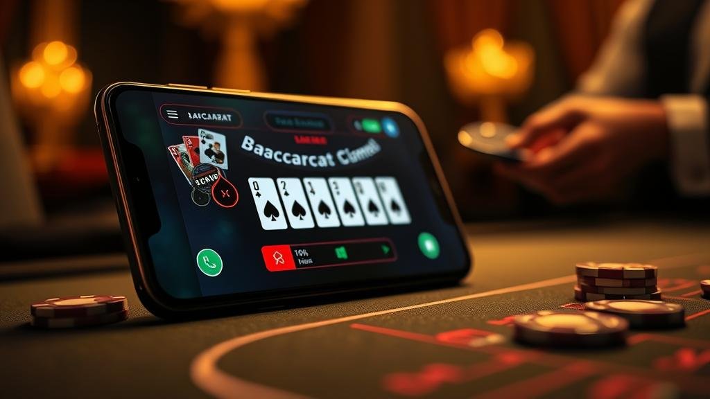 การเปิดไพ่บาคาร่าแบบสควีซบนมือถือ