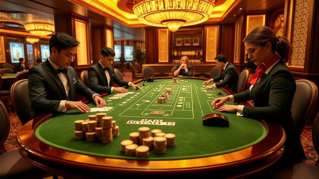 อินโฟกราฟิกกลยุทธ์บาคาร่าและการบริหารเงิน