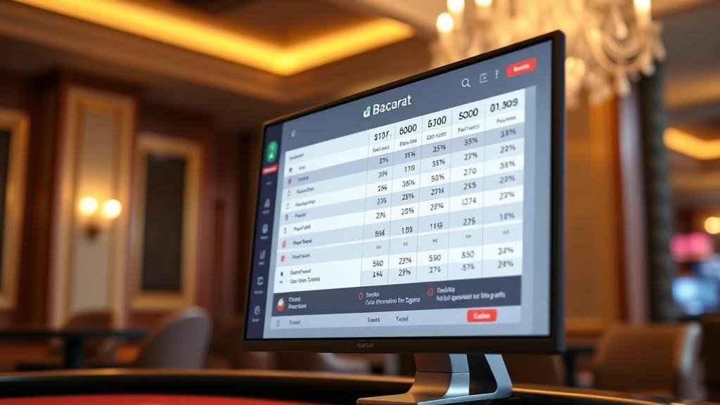 ตารางสถิติบาคาร่ารูปแบบต่างๆ