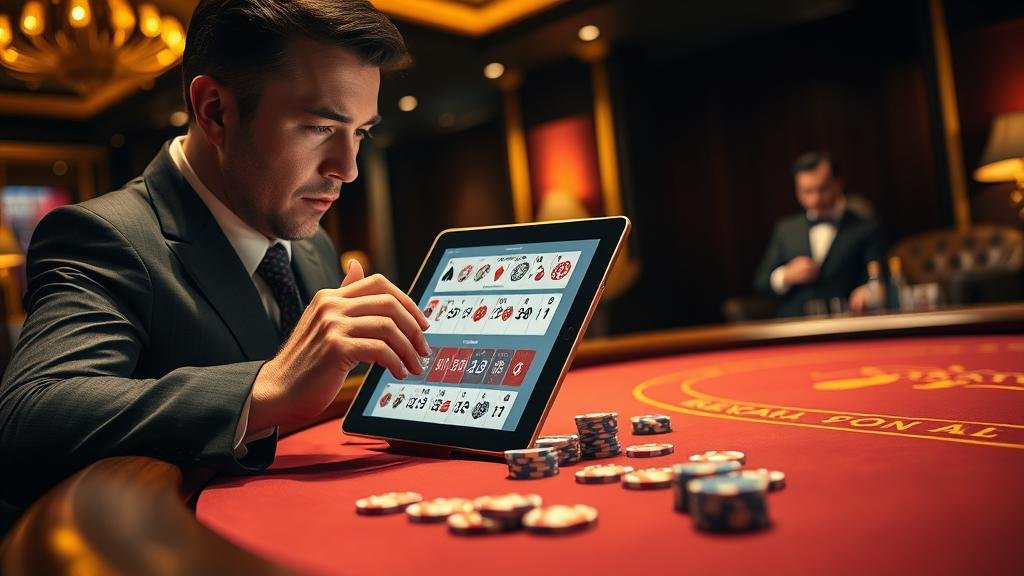 อินโฟกราฟิกแสดงกลยุทธ์การเดินเงินบาคาร่า