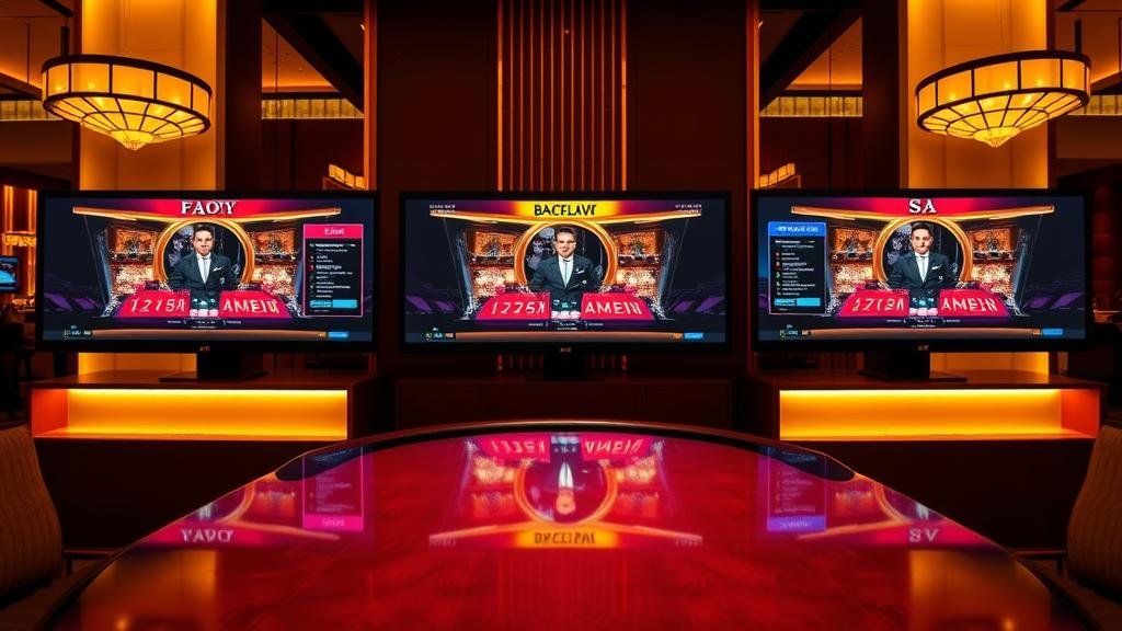 บาคาร่าสดพร้อมดีลเลอร์สาวสวยและฟีเจอร์พิเศษ